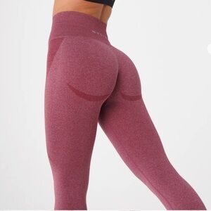 NVGTN Maroon Contour Seamless Leggings